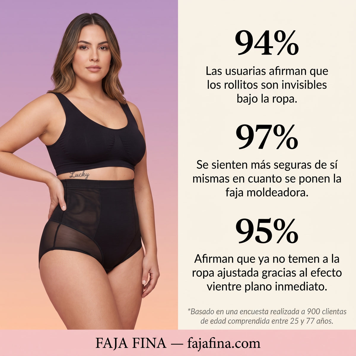 Braguita Faja de Talle Alto — Control de Abdomen Sin Costuras
